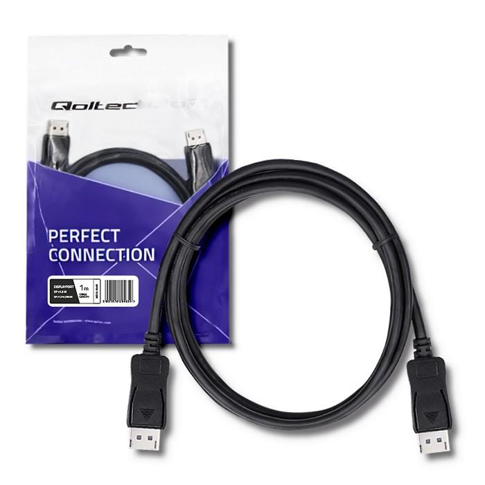 Qoltec HDMI Cable v1.4 | High speed | 4K | 30Hz | 30AWG | GOLD | 1.5m