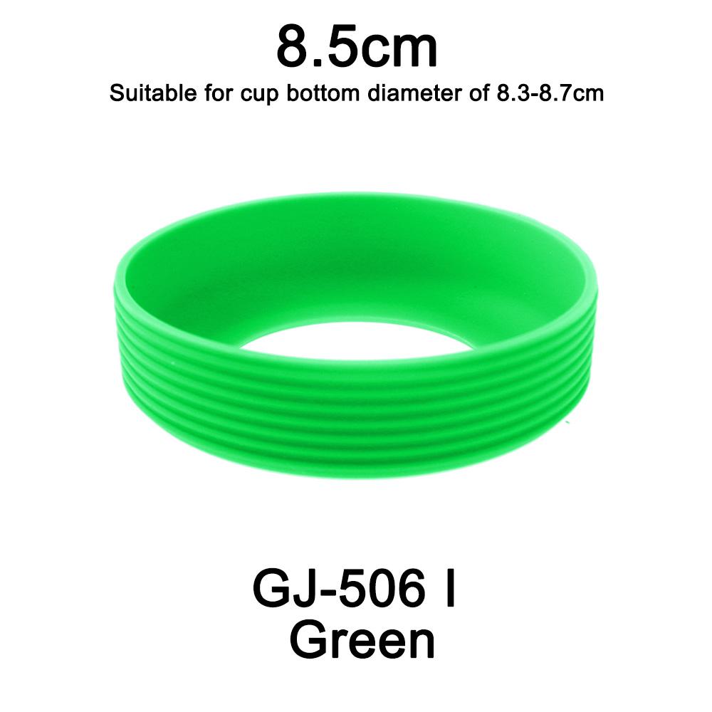 1 pièce 8,5 cm 21 g 15 couleurs Fileté Silicone Souple Couvercle de Fond de Tasse Anneau Manchon Gaine Résistant à l'Usure Antidérapant Bonne Résistance