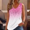 3D Print Retro Pattern Tank Tops for Women Workout Yoga Gym Printed Summer Sport Shirts Plus Size Vests