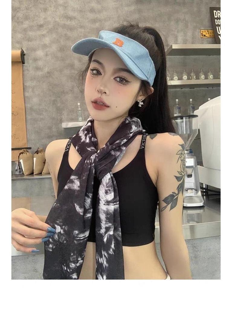 Women's UV Protection Shawl with Integrated Long-Sleeve Covers and Face Mask for Sun Protection