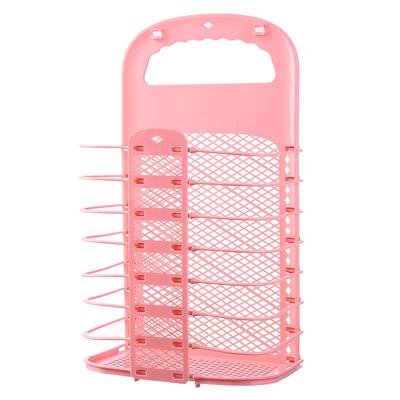 Dirty Clothes Basket Storage Basket Foldable Bathroom Non Perforated Wall Mounted Clothes Basket
