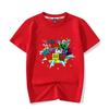New Personalized Expression Printed Children's Cotton Short Sleeved Summer Boys and Girls Round Neck Cute T-shirt Clothing Gift