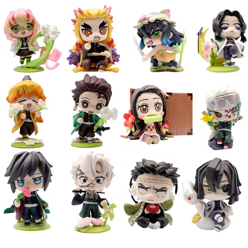 New Demon Slayer Mystery Box Anime Mystery Figures Blind Box Kamado Nezuko Tanjirou Hashibira Inosuke Surprise Box Birthday Gift