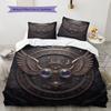 MagicGlasses Pattern Bedding Quilt Set Quilt Cover Pillowcase Home Decoration Birthday Gift (1 * Duvet Cover + 2 * Pillowcase, Without Core)