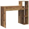 Desk with Shelf Reclaimed Wood Look 100 x 40 x 90 cm Engineered Wood