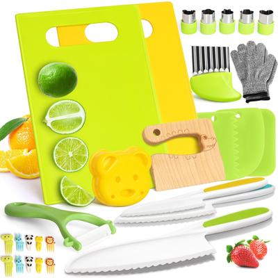 Kitchen Tools For Toddlers Kids Cooking Sets Safe Knife Set For Real Cooking