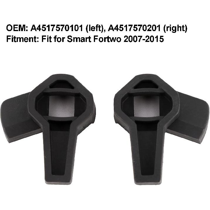 Haubenteil, Motorhaubenverriegelungsmechanismus Passend für Fortwo 2007-2015 Auto Vorne Links Rechts