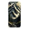Phone Case For iPhone 15 14 13 12 Mini 11 Pro Max XS X XR 7 8 Plus Clear Shockproof Silicone TPU Cover Forest Geometry Wood
