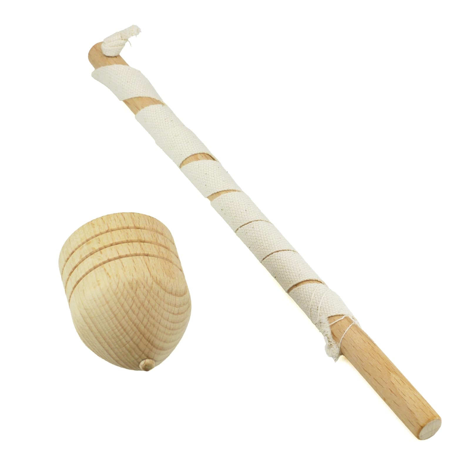 

Spin Gear A traditional spinning top spun by hitting it with a string - (plain)