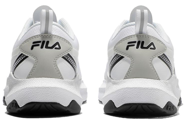 Men's Sneakers FILA Cushioning Abrasion Resistant Breathable Coverage Low top Running Shoes Unisex White Black