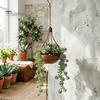Durable Metal Hanging Pot Planter Basket And Bird Feeder, Creative Light Bulb Shape Weatherproof Feeder Flower with Chain for Outdoor Garden
