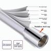 New 1.5/2/3/4M PVC Shower Hose High Pressure Explosion-proof Large Flow Water Pipe Multilayer Flexible Tube Bathroom Accessories