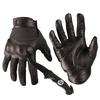 US Black Mil-Tec Men's Leather/Kevlar Gloves, Black, Size Large, Color