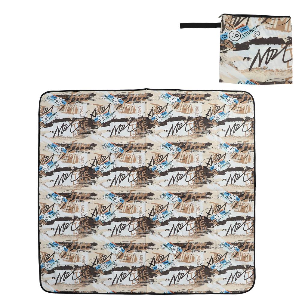 Picnic Blanket Waterproof PVC Extra Large Portable Outdoor Beach Blanket for Beach Travel Camping Hiking Picnic 57x59in