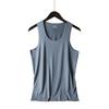 Men's Ice Silk Breathable Round Neck Slim Fit Sports Vest Underwear