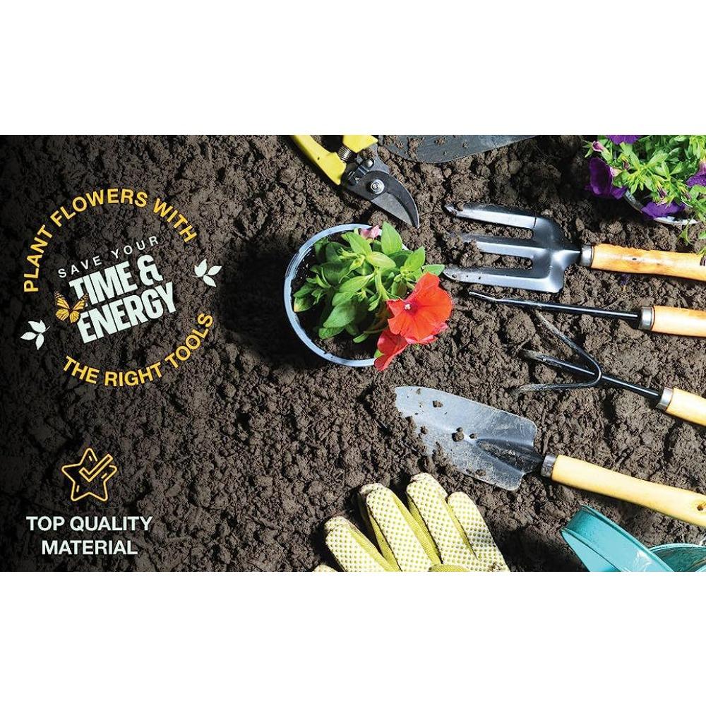 Gardening Tools, 10 Piece Set, Gardening Tool Kit, with Bag and Gloves, Men's and Women's Gardening Tool Gifts