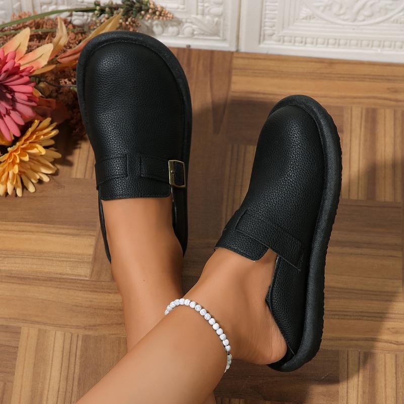 Fashion Designer Flat Shoes Slip-On Fashion Women's Shoes Casual Shoes Breathable Women's Sandals Leather Summer