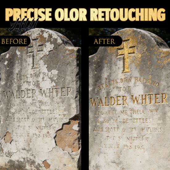 Tombstone Marker Pen Stone Lettering for Restoration 3mm Waterproof Fade-Resistant Retouching Granite Marble Quick-Dry Engraving Outdoor Memorial
