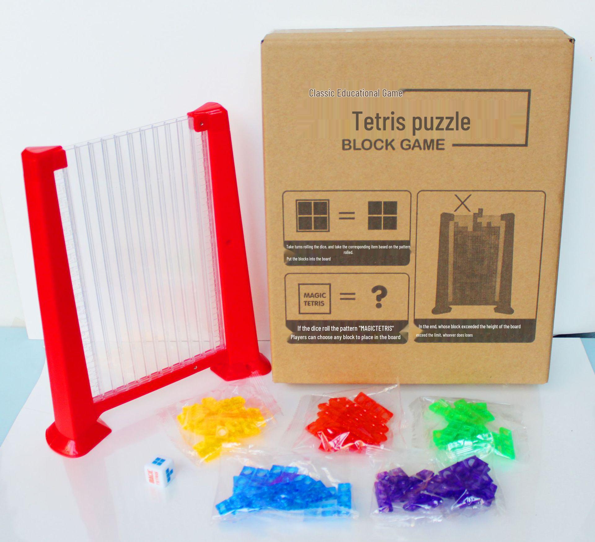 

3D Кристальный пазл Тетрис Игрушка для тренировки логического мышления