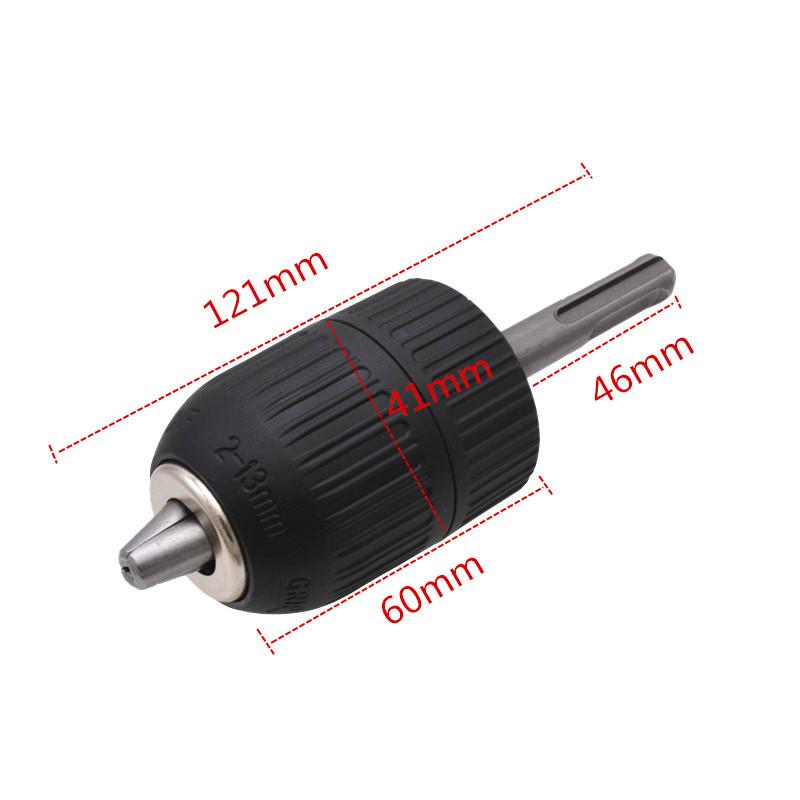 1/2" Electric Drill Chuck Hand-Tight Conversion, 2-13MM, Three-Jaw for Electric Wrench