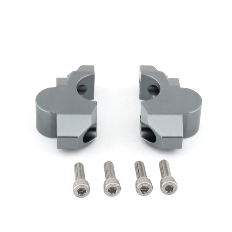 Honda ADV150 ADV160 Handlebar Riser Spacer Kit 29mm Height Increase 15mm Rearward Offset Or Titanium Finish