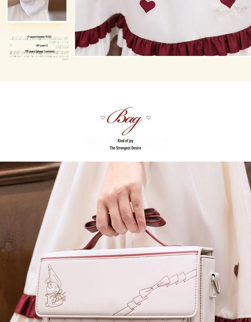 Elegant kremfarget bjørnedress i collegestil for jenter - Komplett sett