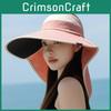 Summer Sunshade Hat With Large Brim And Breathable Polyester Material For Travel And Outdoor Activities