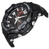 Casio Gravitymaster Military Style Flight Classic Pointer Dual Display Sports Waterproof Quartz Movement Rubber Strap Men Watches Black GA-1000-1A