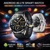 Android Smartwatch, 8GB+128GB, Men's Round Watch with SIM Card for Calling, WIFI, GPS.
