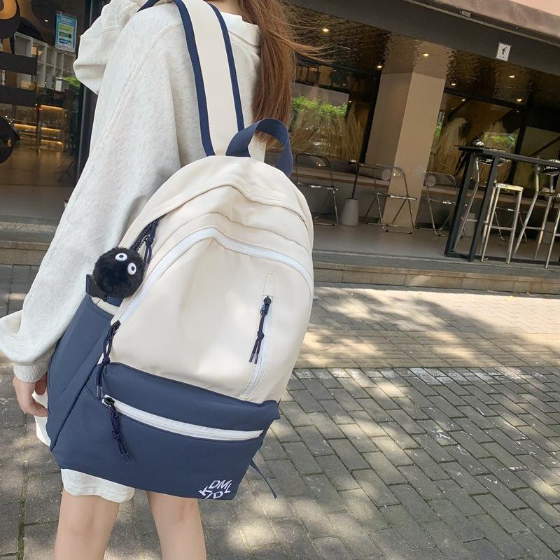 Harajuku School Bag Female High School Student College Student Large Capacity Travel Backpack Junior High School Student Boys Backpack