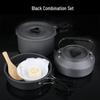 Portable Hard Anodized Camping Cookware Set for 2-3 People