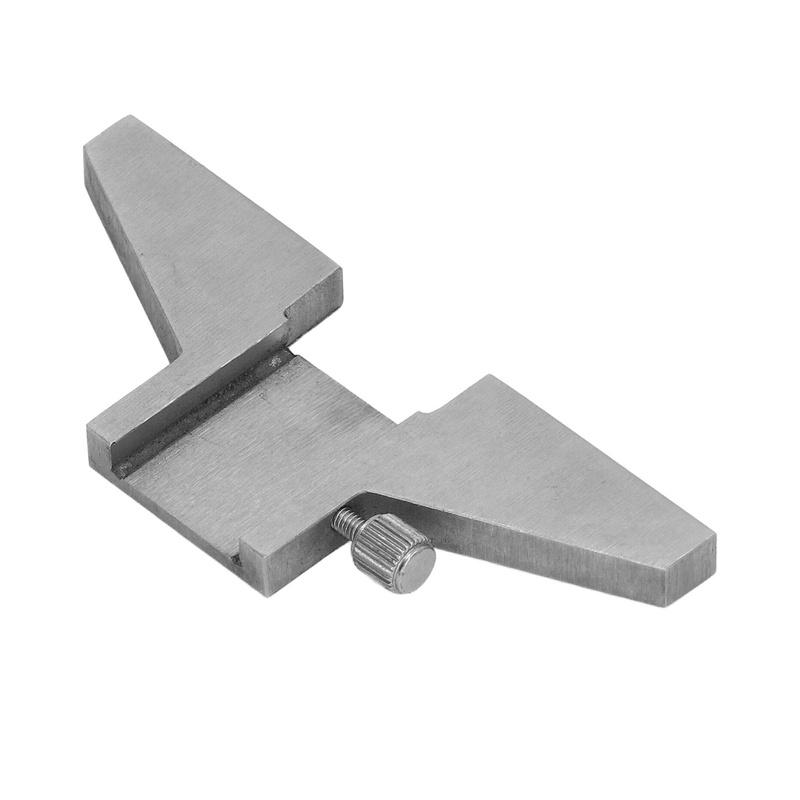 Caliper Depth Base Stainless Steel Screw Knob High Accuracy Grinding Quenched Depth Base Attachment for Measuring
