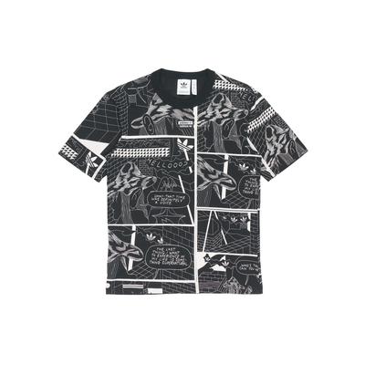 Camiseta Gráfica Trefoil Originals Hombre Tops Negro GN3346