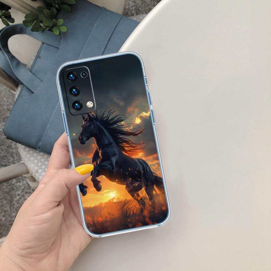 LO43 Fine Horse Phone Case for Motorola Moto E13 E15 E20 E22 E22I E22S E30 E32 E40 E7 E7I G Plus Power Play Stylus G22 G14