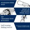 Ball Bearing Fish Snap Swivels Rolling Swivel Fishing Connector  Fishing Accessories
