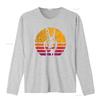 Womens Retro Peace T Shirt Love 60 S 70 Hippie Inspired Vintage Washed Breathable Top For Everyday Wear Stretched Slightly