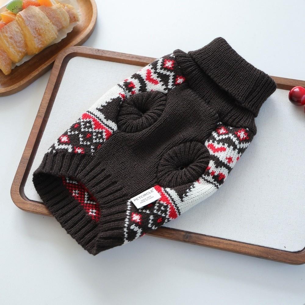 Pet Outfits Pet Sweater Xmas style Knit Puppy Pullovers Soft Winter Dog Clothes Dog