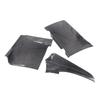 For Fiat 500 2007-2015 Real carbon fiber Car Steering Wheel Lower Decorative Cover Protective Sticker Car Interior Accessories