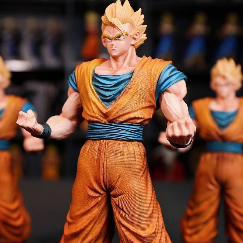

New Dragon Ball The Strongest Warrior Ultimate Gohan Anime Figure Model Collect Ornaments Toys Gifts Z Round Sensory Compression Bouncy Durable