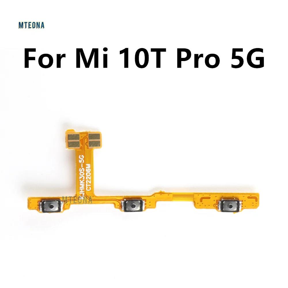 Side Button Switch Volume Key Power On Off Flex Cable Parts For Xiaomi Mi 12 10 10T 11 Lite Pro Ultra Note Poco M3 X3