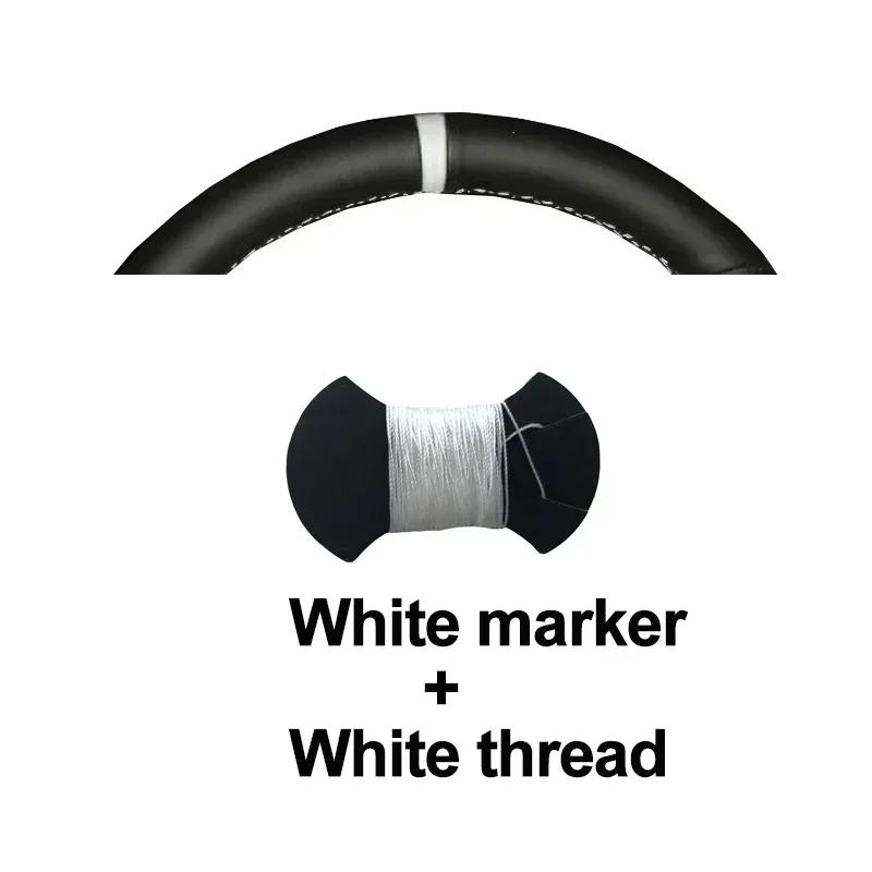 For Hyundai Kona I30 2017 2018 2019 2020 Hand Stitching Car Steering Wheel Cover Wrap Interior Non-slip Interior Accessorie