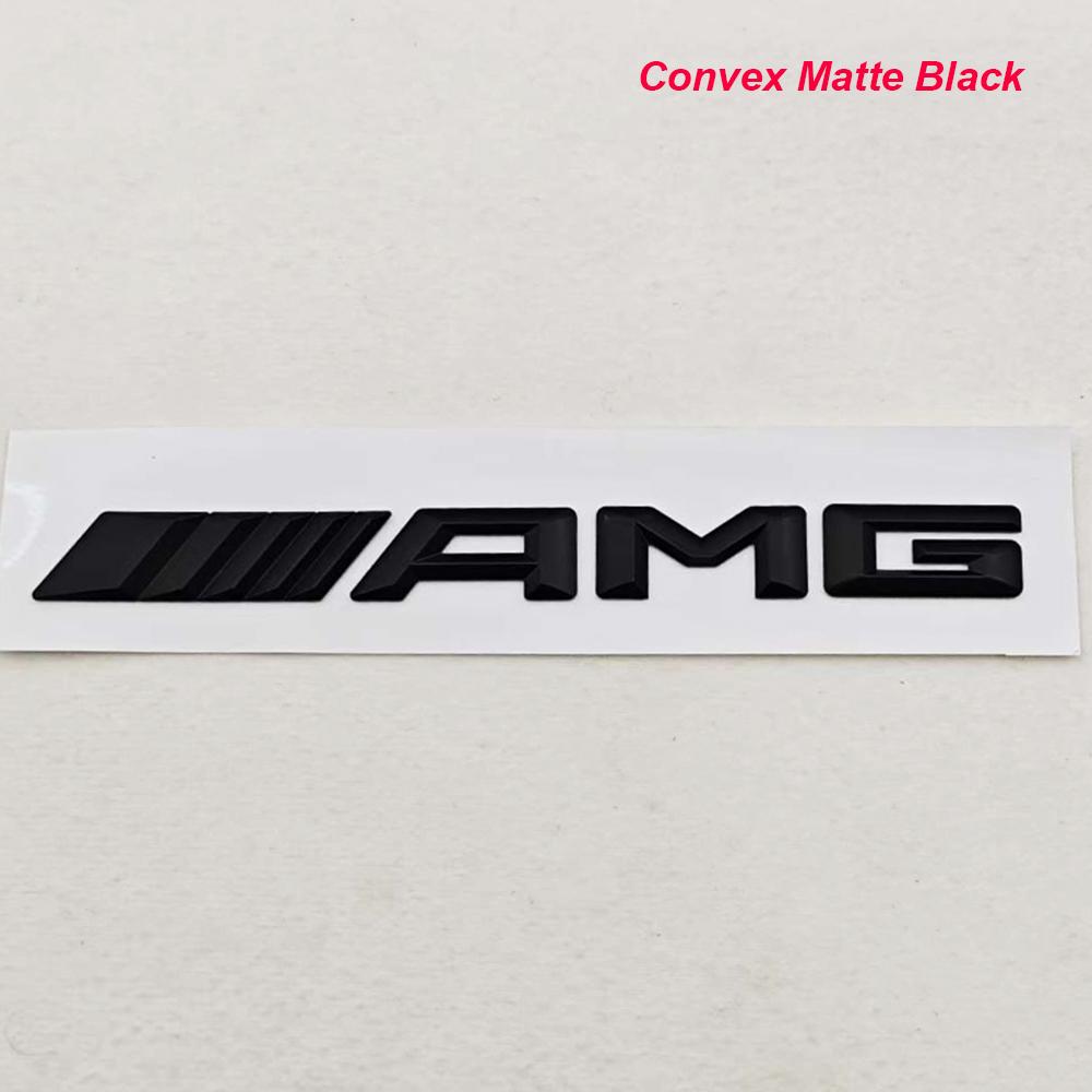 3D ABS Car Letters Logo AMG Badge Rear Trunk Emblem Sticker for Mercedes Benz AMG A B C E G W211 W203 W204 W210 W124