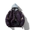 Star Embroidery Bomber Jacket Men Women Streetwear Casual Padded Baseball