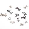 24pairs Metal Stealth Hook Buttons Coat Buckle Invisible Dark Buckle Clothing Hidden Hook Button For Garment Sewing Accessories
