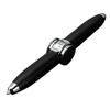 2Pcs Fidget Pen Spinner Pen with LED Light Metal Spinning Pen Ballpoint Pen Multifunctional Pen Anxiety Relief Pen
