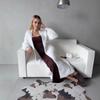 Mink Velvet Long Cardigan Sweater for Women, Loose Loose Lazy Style for Autumn and Winter, Fluffy and Soft, Layered with a Knit Jacket