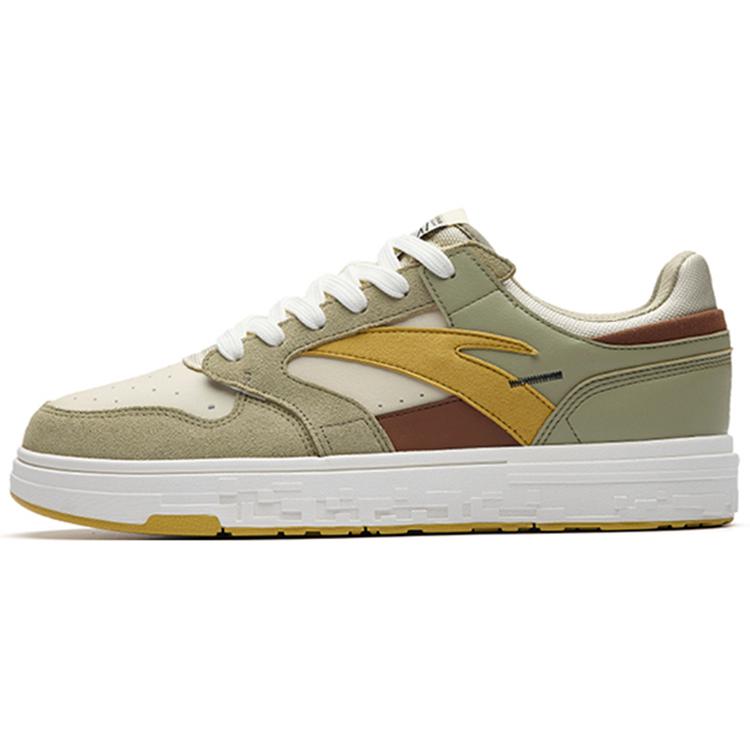 

New Anta Wear resistant And Lightweight Low Top Skateboard Shoes Men s White Green 112238066-3 41