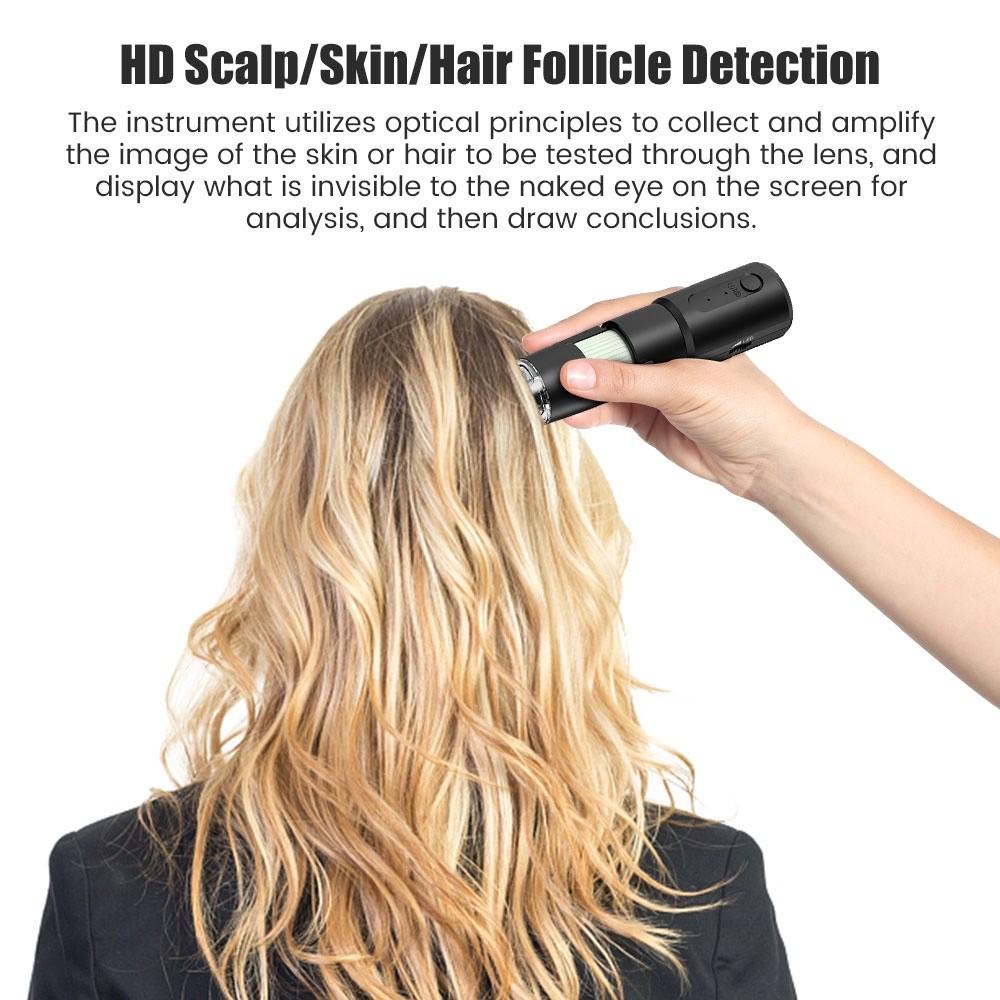 1000X 8 LED Analyzer Wireless Portable Zoom Microscope HD Magnifier Digital Video Camera Skin Detector