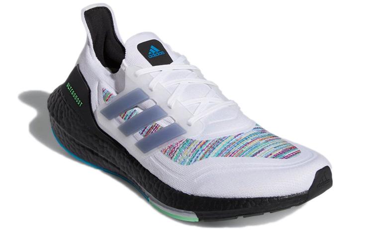 UltraBoost 21 Adidas 'White Screaming Green' GZ3194