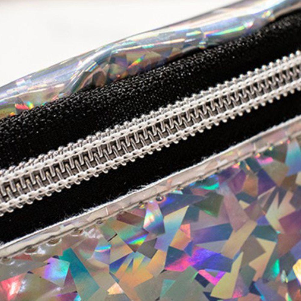 Elegant Sequins Waist Bag Large Capacity Holographic Belt Bag Cool Laser Fanny Pack Summer